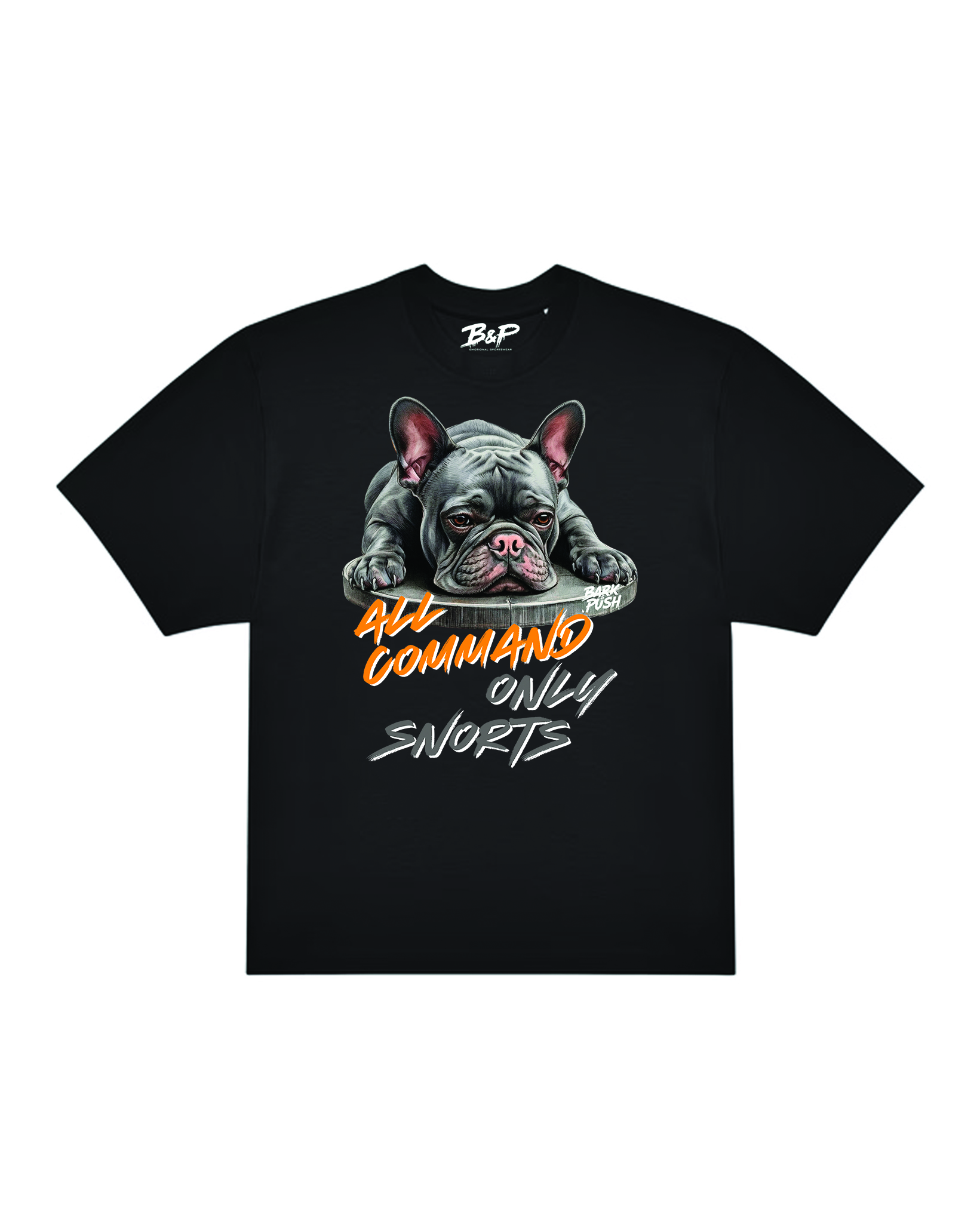 Bulldog Francese Grigio Scuro & Plate