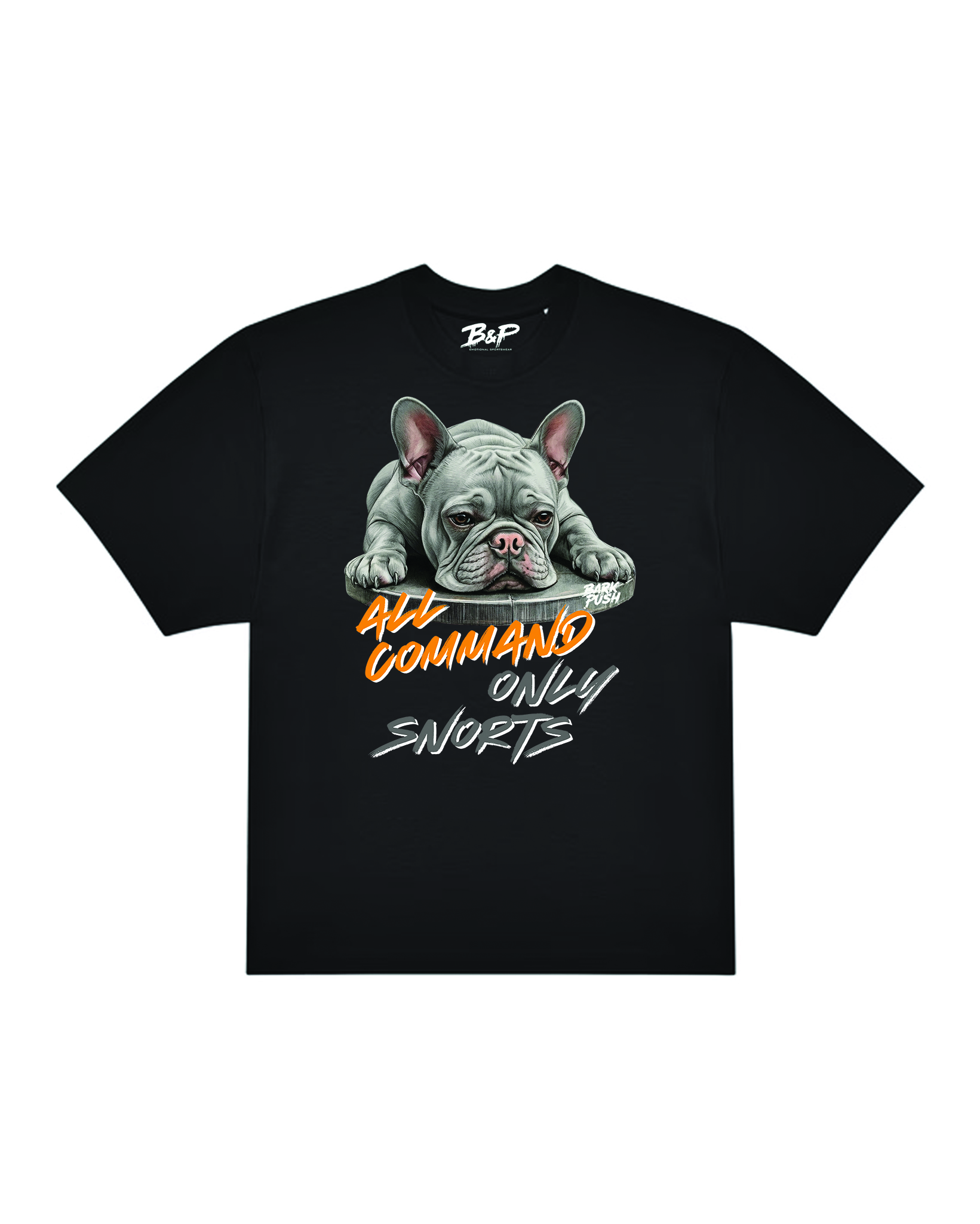 Bulldog Francese Grigio Chiaro & Plate