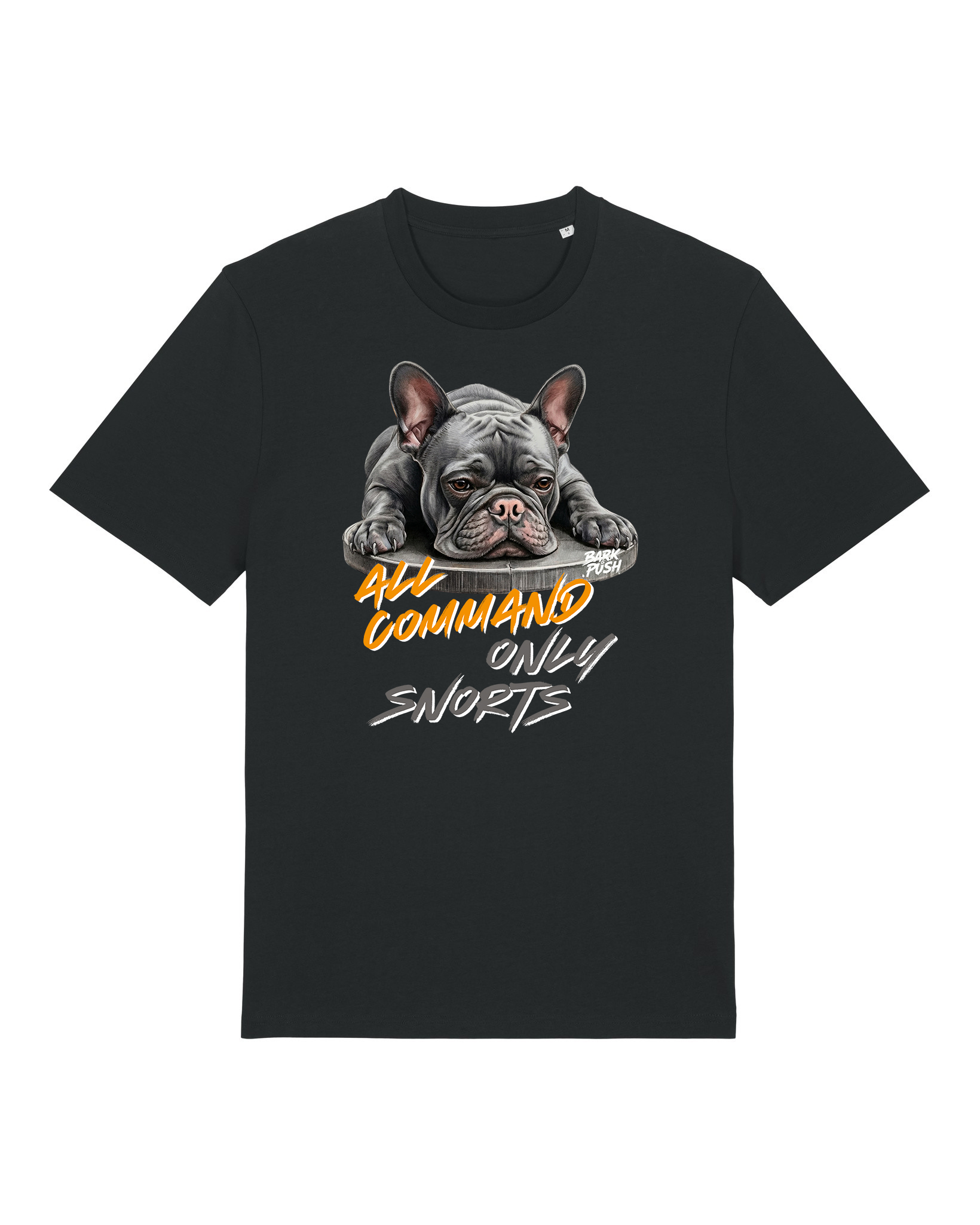 Bulldog Francese Grigio Scuro & Plate