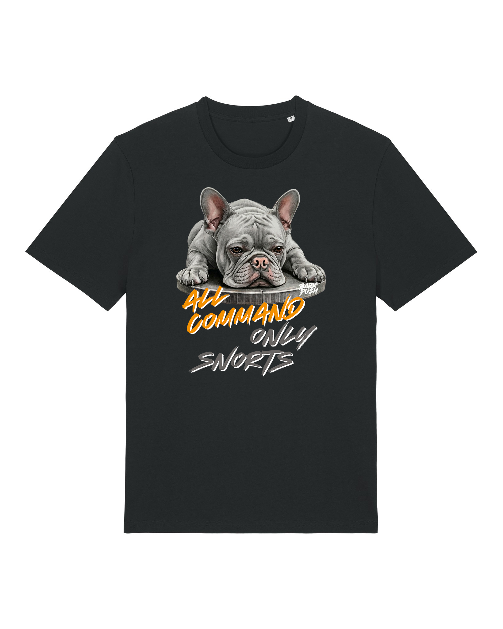 Bulldog Francese Grigio Chiaro & Plate