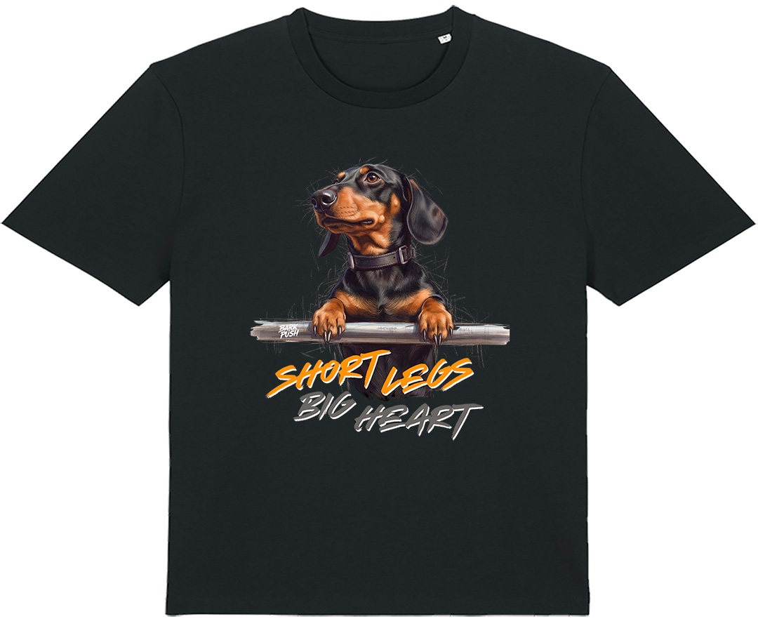 T-Shirt Bassotto Nero & Bar
