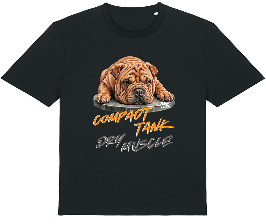 T-Shirt Shar Pei Crema & Plate