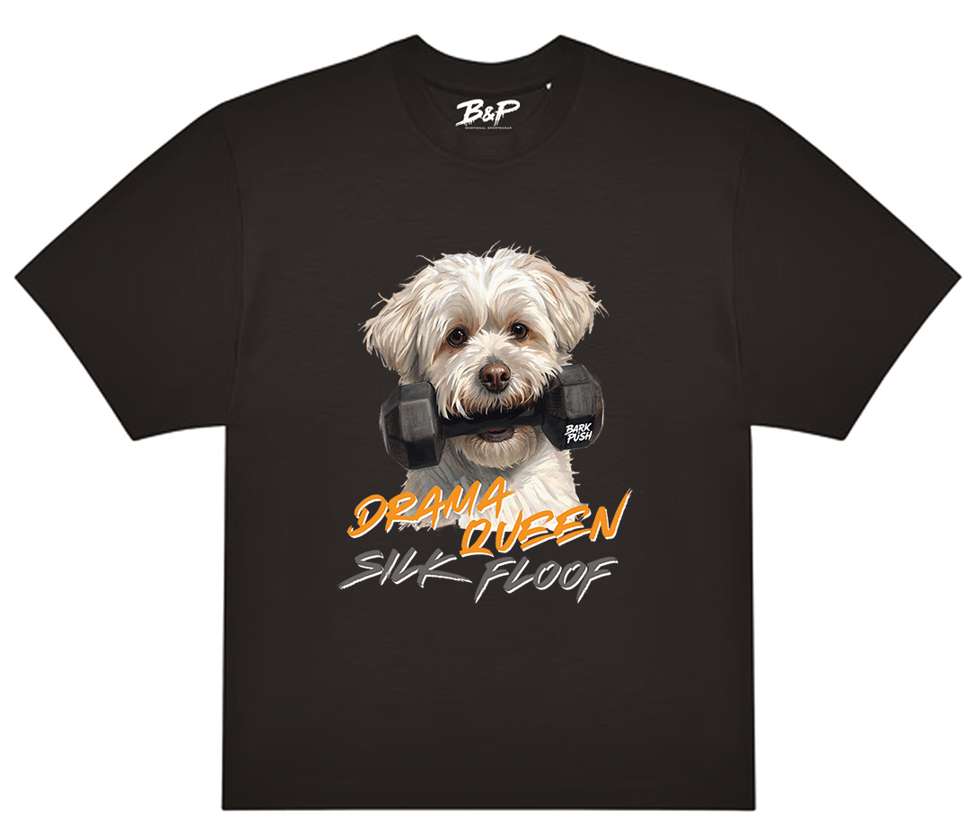 Crop Maltese & Dumbbell