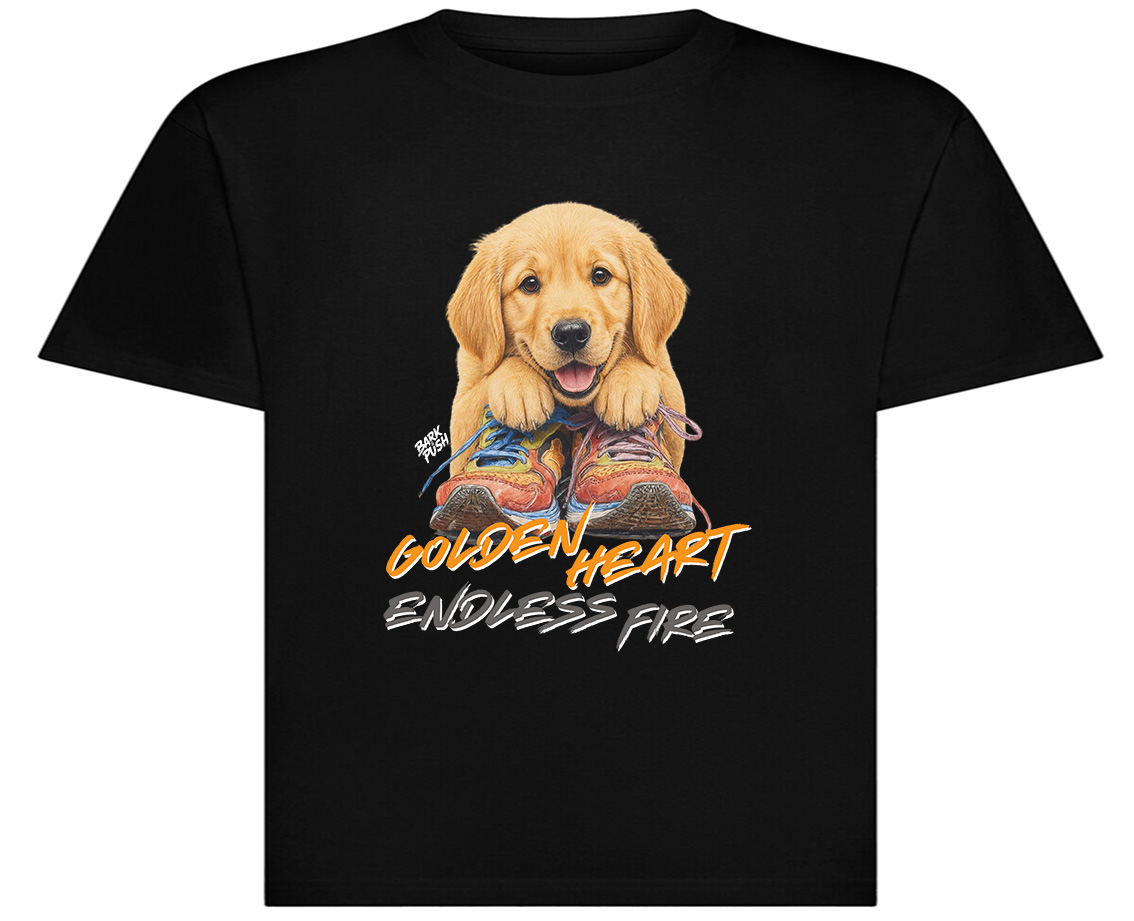 T-Shirt Golden Retriver & Run