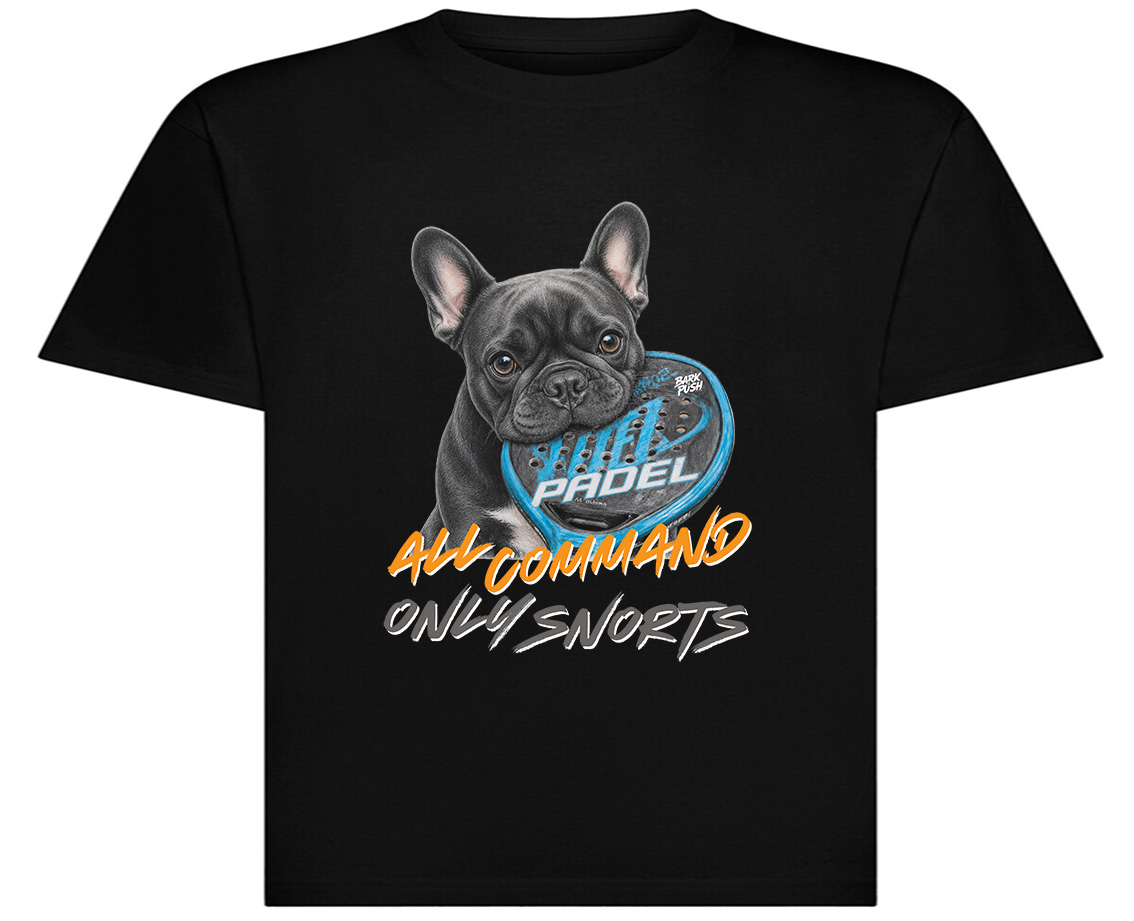 T-Shirt Bulldog Francese & Padel