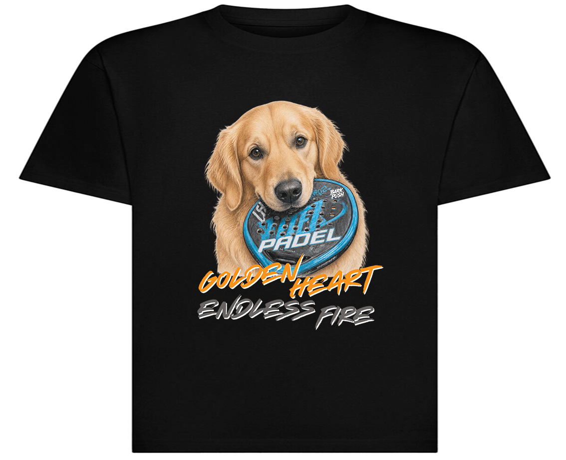 T-shirt Golden Retriver & Padel