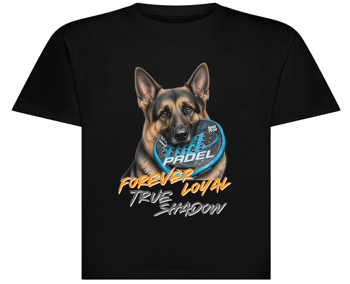 T-shirt Pastore tedesco & Padel