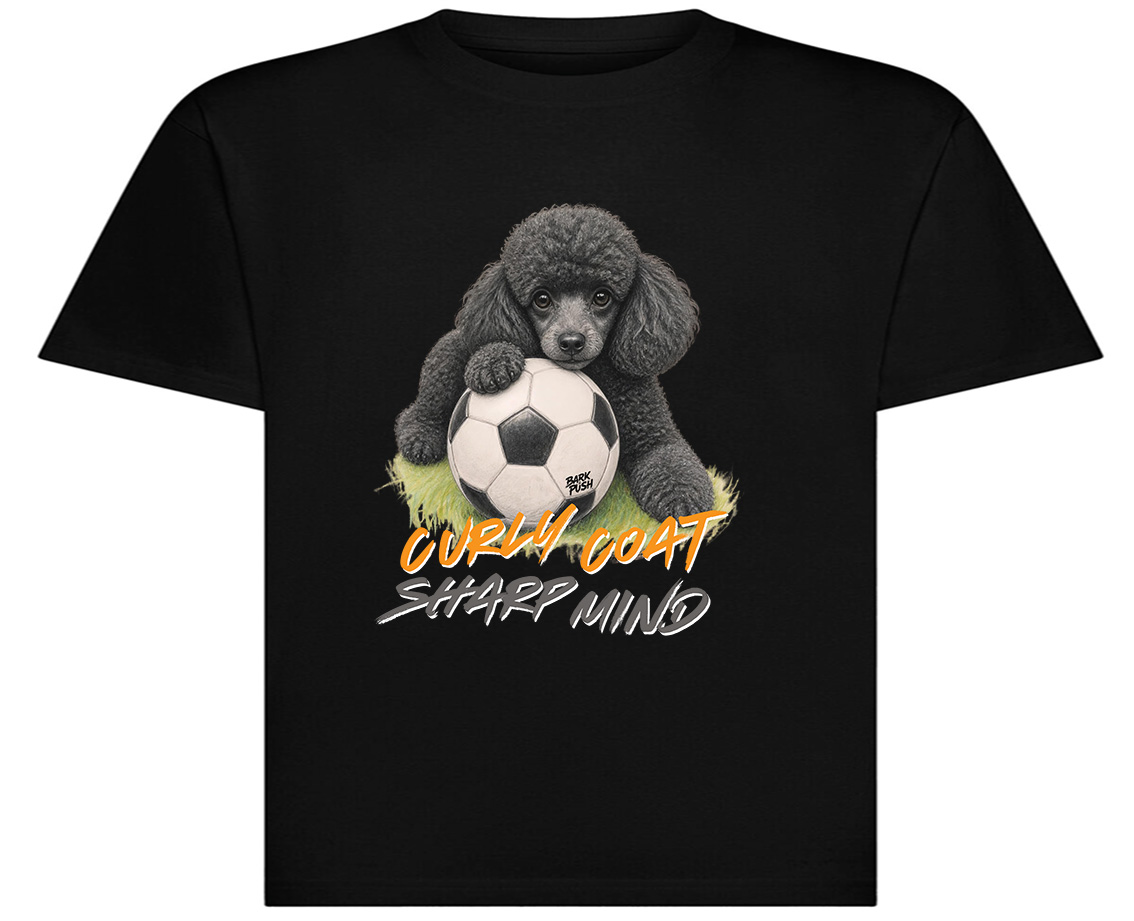 T-Shirt Barboncino Nero & Calcio
