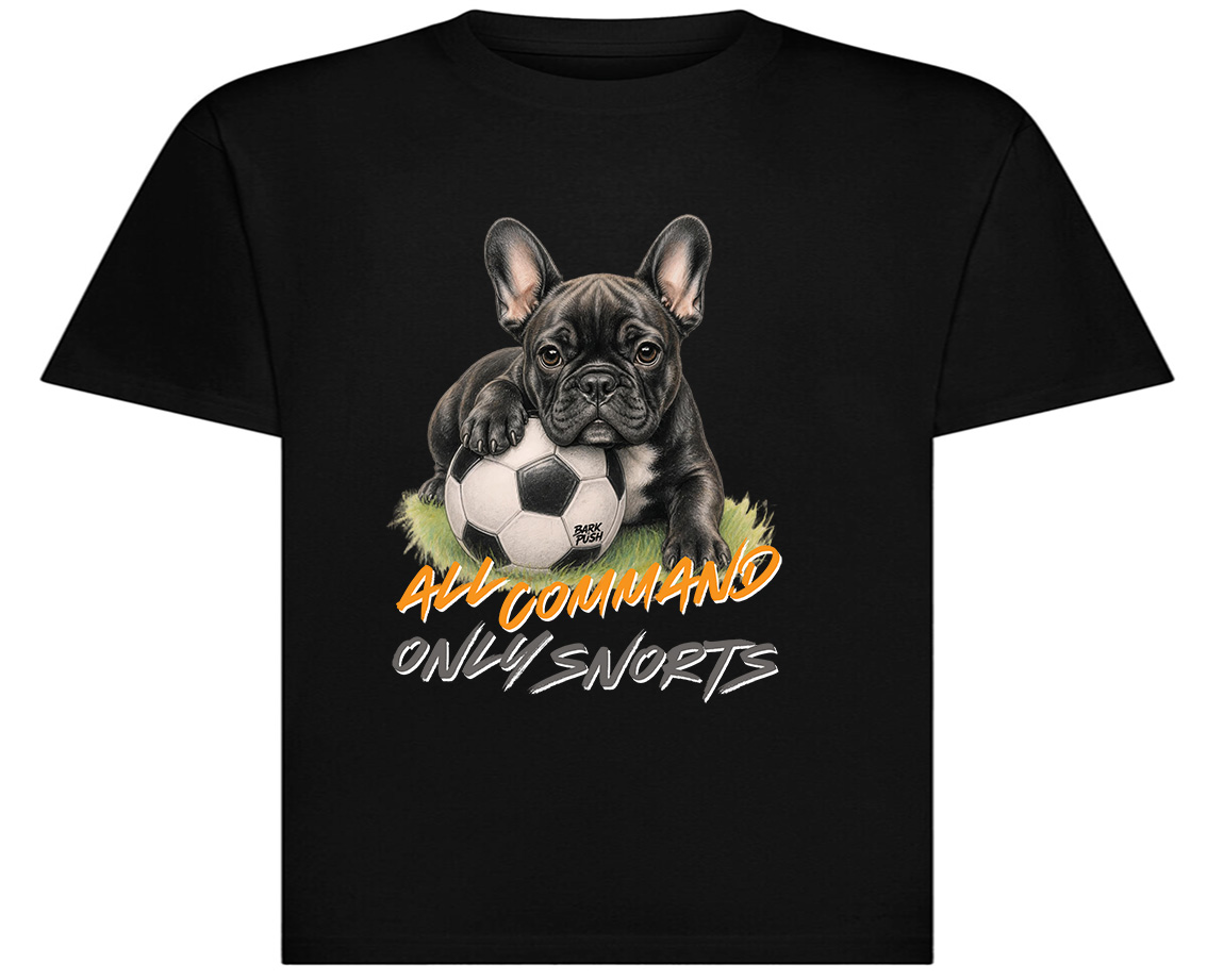 T-Shirt Bullodog Francese & Calcio