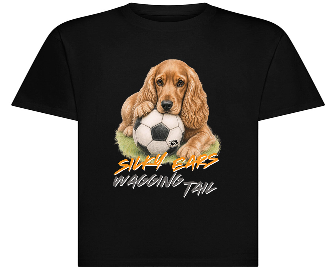T-Shirt Cocker Spaniel & Calcio