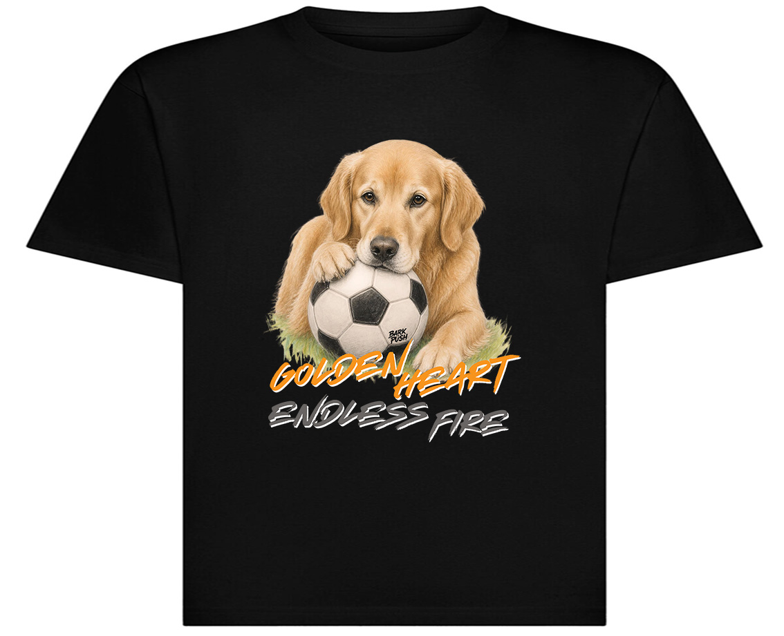 T-Shirt Golden Retriver & Calcio