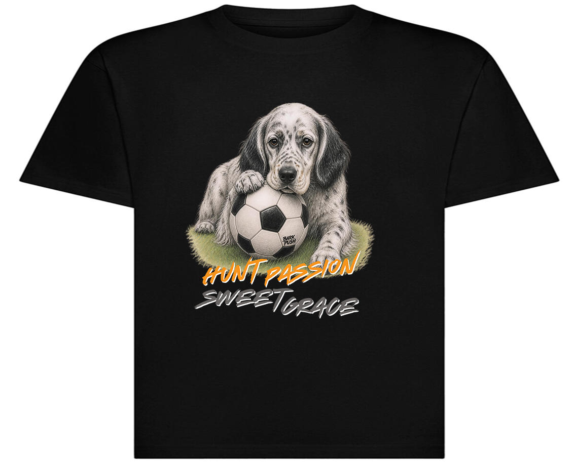 T-Shirt Setter Inglese & Calcio