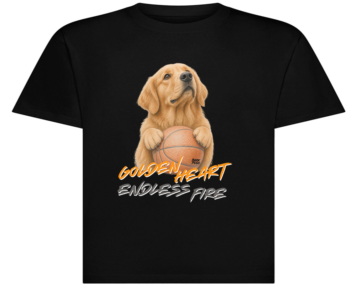 T-Shirt Golden Retriver & Basket