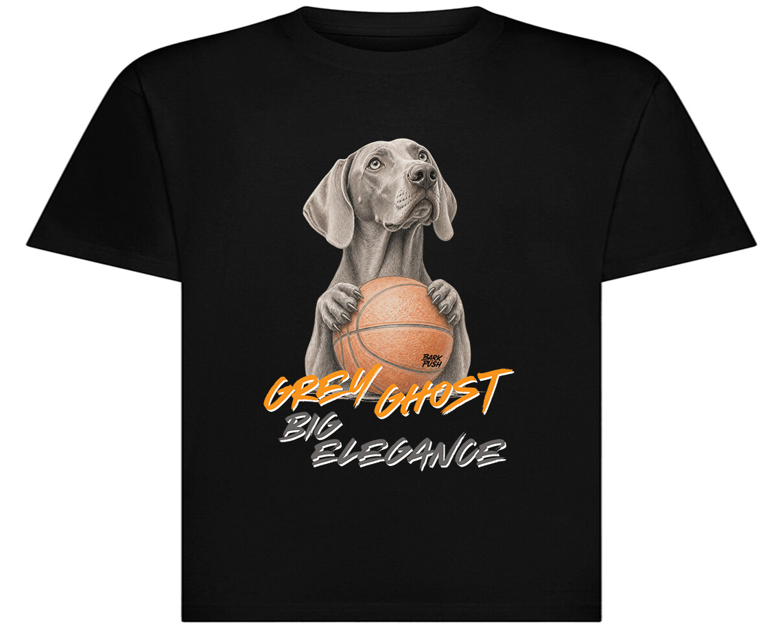 T-Shirt Weimaraner & Basket
