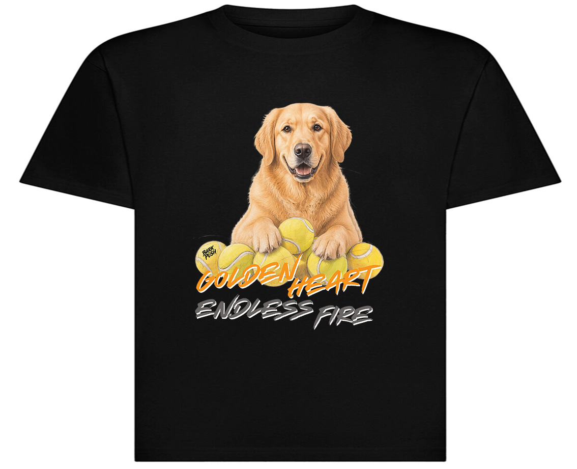 T-Shirt Golden Retriver & Tennis