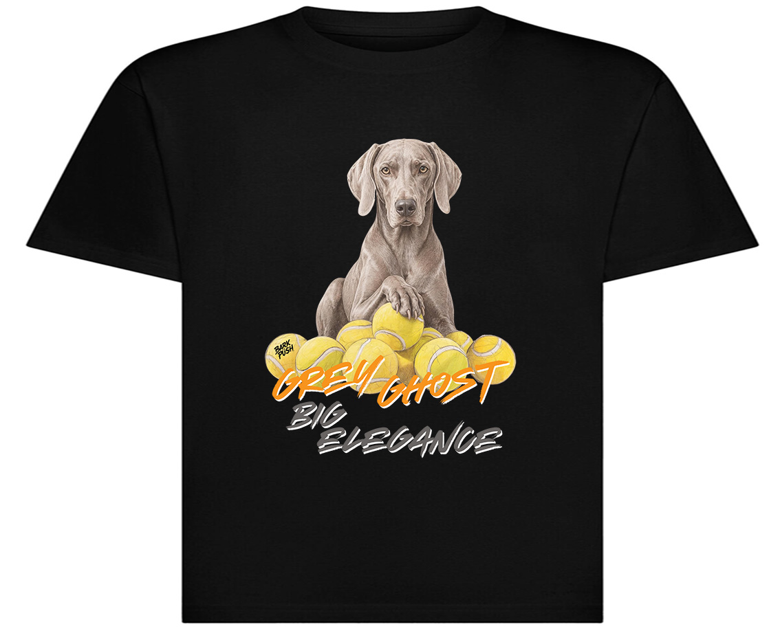 T-Shirt Weimaraner & Tennis