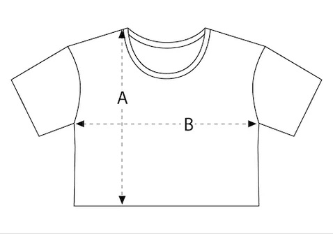 Schema misure maglietta