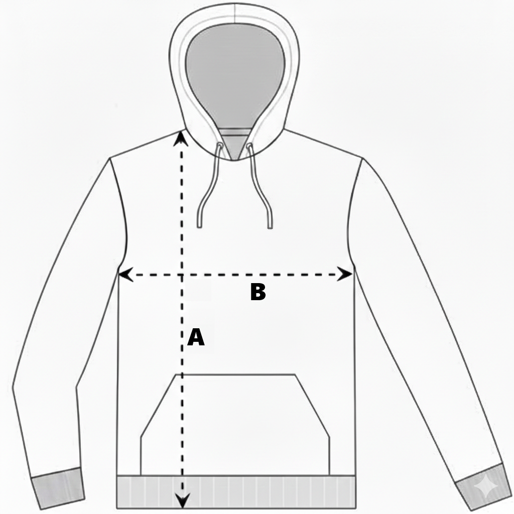 Schema misure maglietta